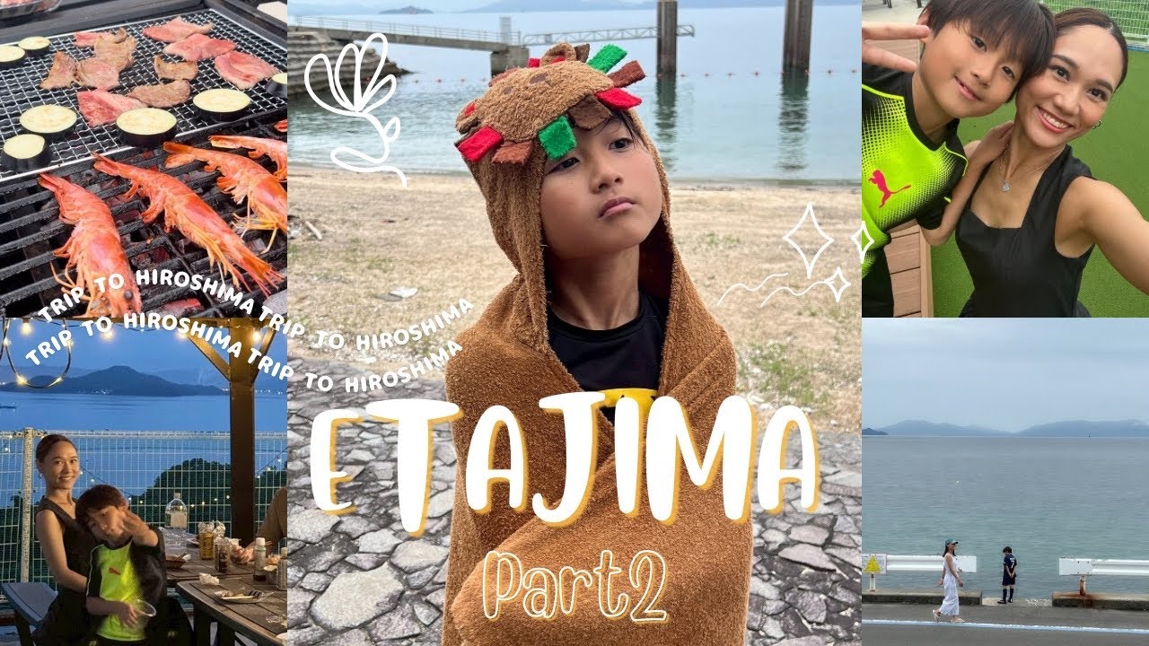 【Vlog】江田島で過ごす最高の夏休み🌻🍉/BBQ/海水浴/離島は最高です！😆🏝️