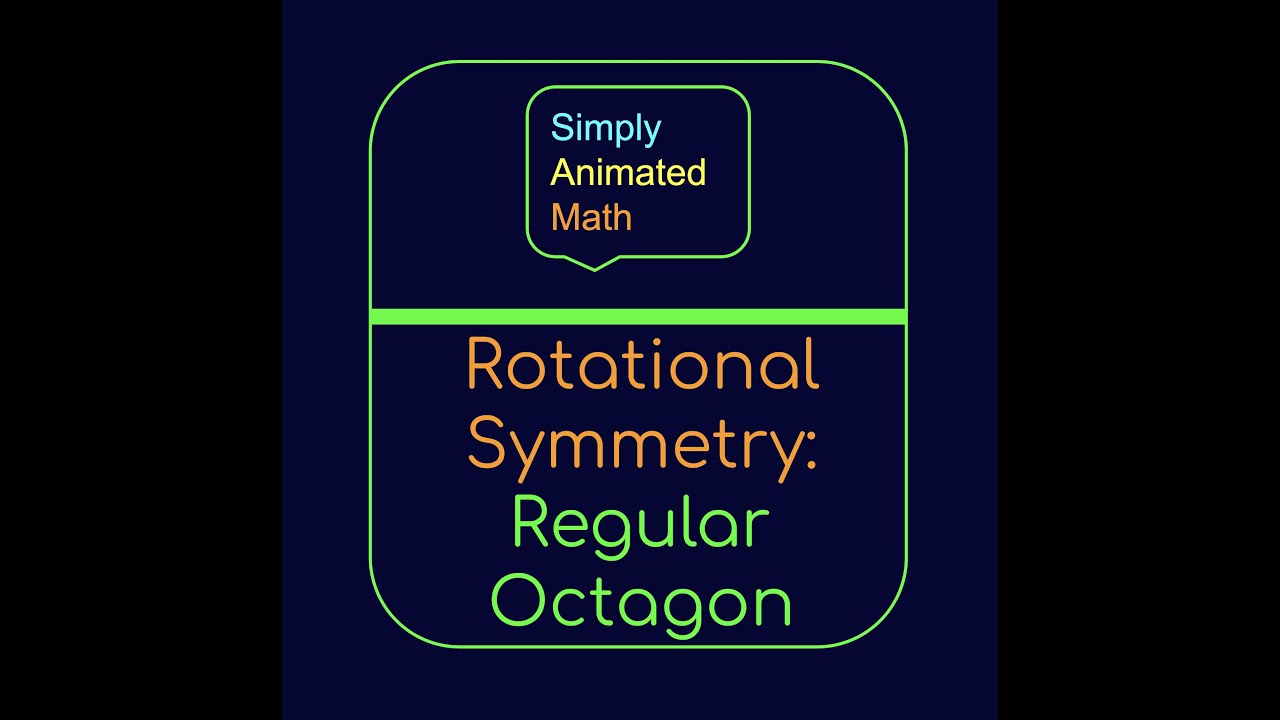 Rotational Symmetry Animation: Regular Octagon