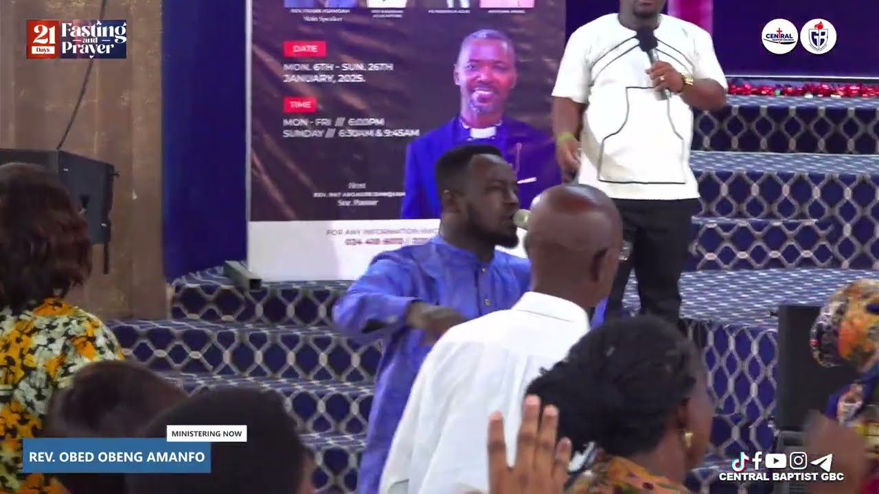 FIRE PRAYERS Sunday Morning - Rev OBED OBENG AMANFO