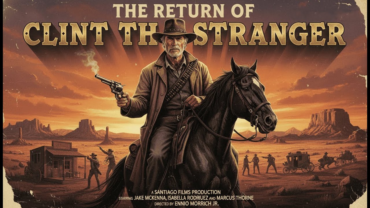 He gave up the gun. They forced him to take it back | The Return of Clint the Stranger | English