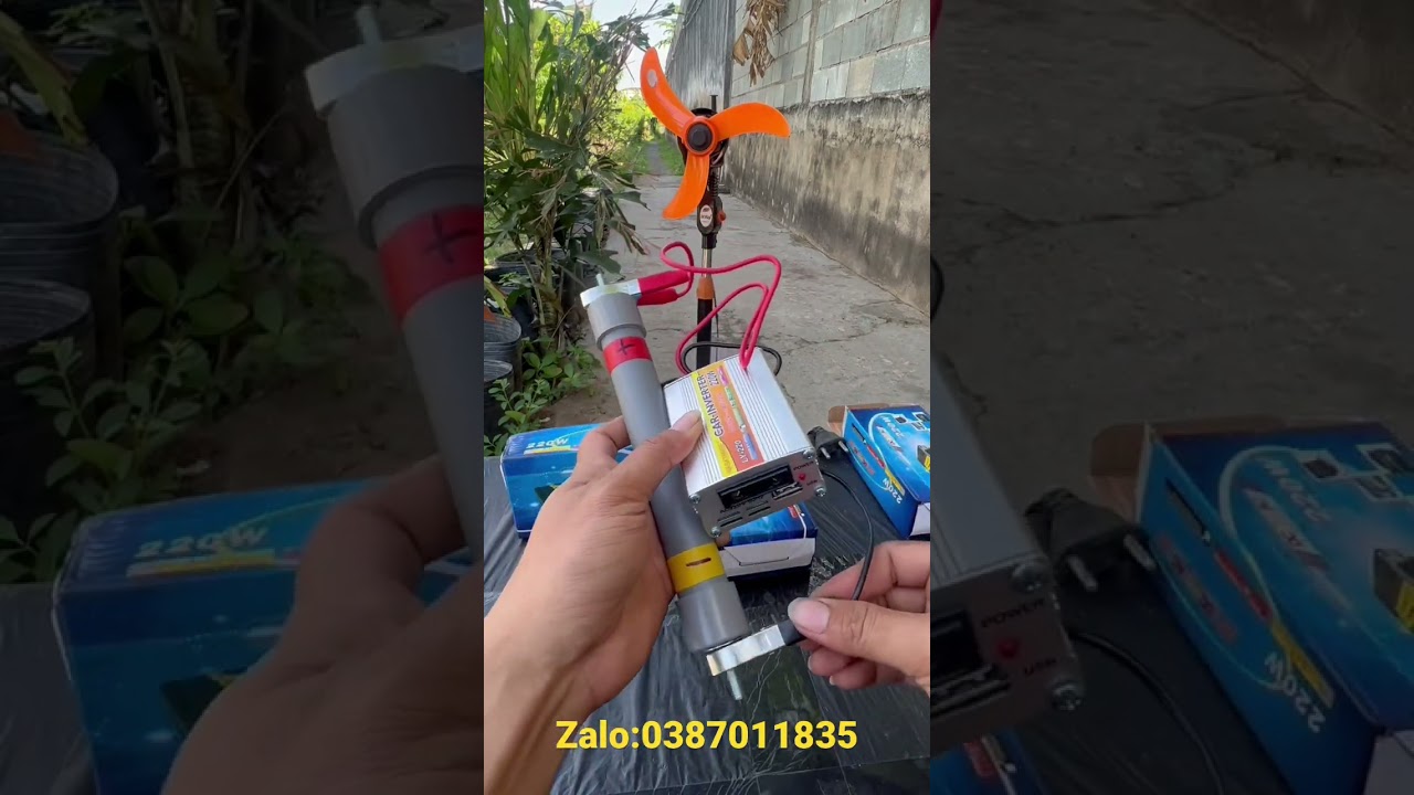 M&aacute;y Tạo Điện 12v Sang 220v