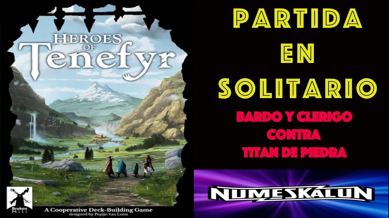 Heroes de Tenefyr - Partida en Solitario contra el Titán de Piedra