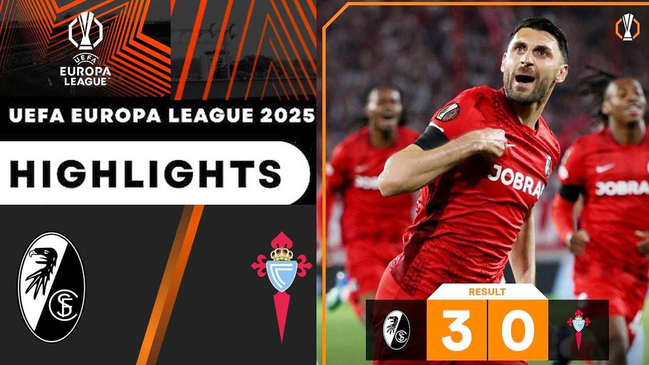 Обзор матча СК Фрайбург - Сельта Виго (3-0) | Лига Европы 2026 | Сельта Виго - Фрайбург | Лига Ев...