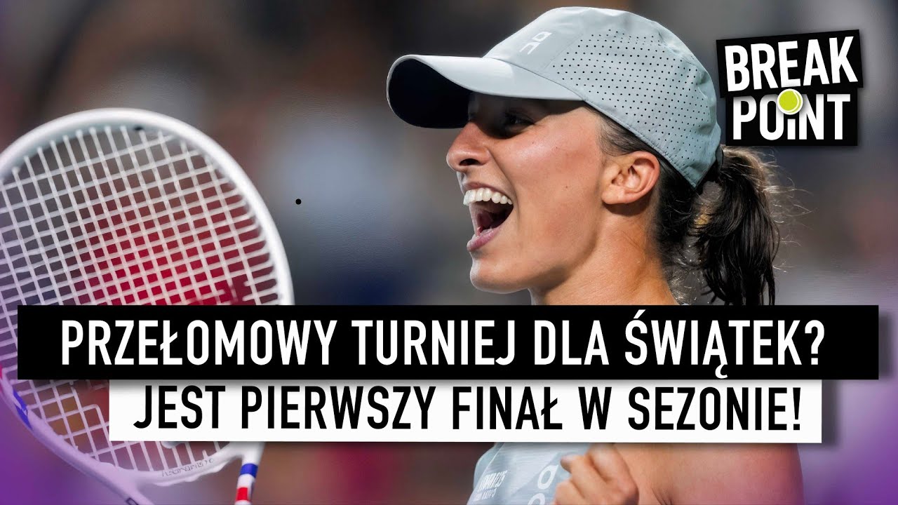 ŚWIĄTEK ZN&Oacute;W ZAGRA O WIELKI TYTUŁ! ŚWIETNA SERIA IGI W TORONTO!
