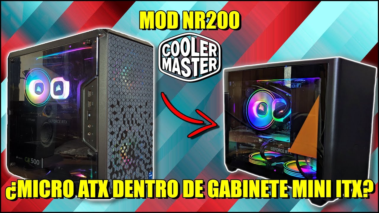 Cómo Instalar una Placa Madre Micro ATX y Fuente ATX en el Cooler Master NR200