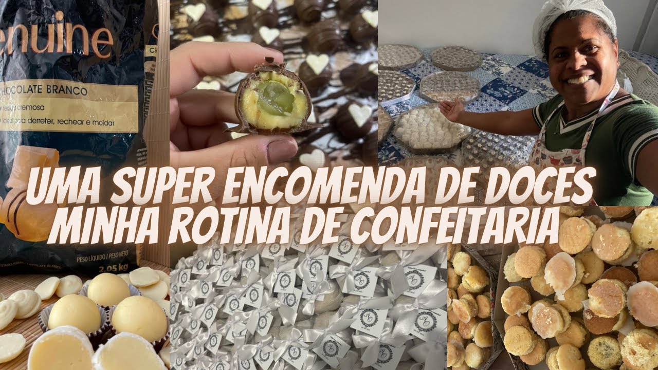 Como é a rotina de uma confeiteira em casa , mais de 2000 doces e muitas festas acompanha aí