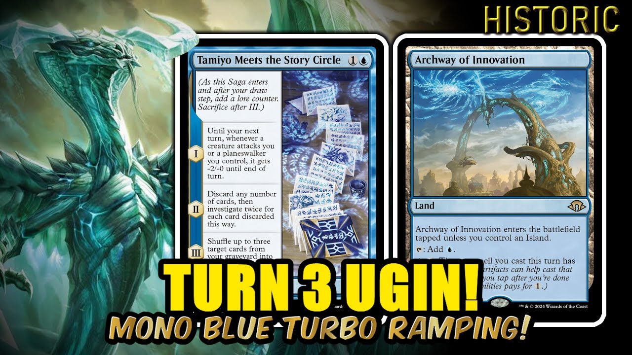 Turn 3 Ugin With Mono Blue Archway! Eldrazis are Finally Playable! | Historic BO3 Ranked | MTG Arena