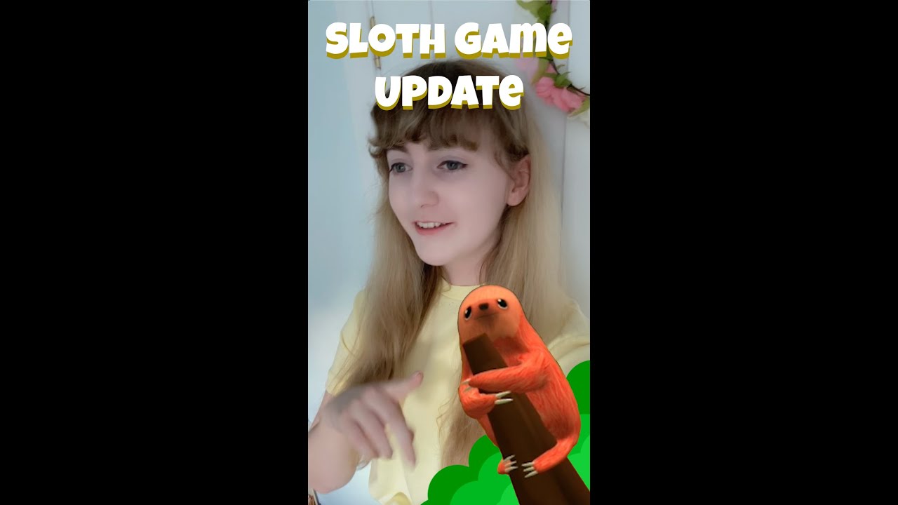 I Added Cute Baby Sloths To My Game! Sloth Game Announcement 🦥