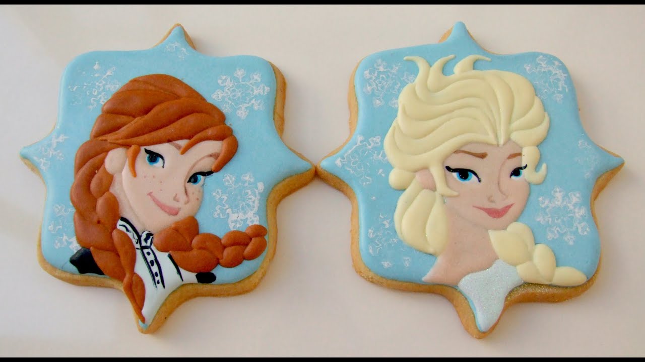 Tutorial Biscoitos Frozen: Anna