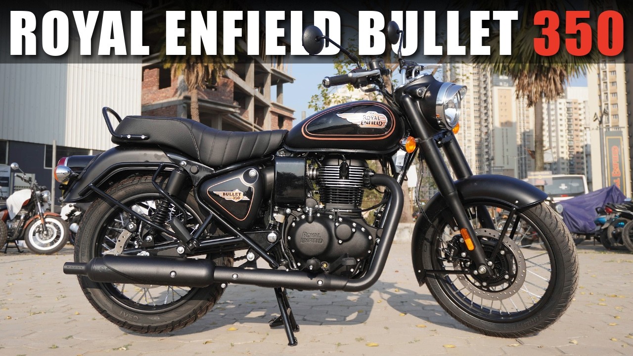 2026 Royal Enfield Bullet 350 Black Gold Review - On Road Price & All Colors | Variants
