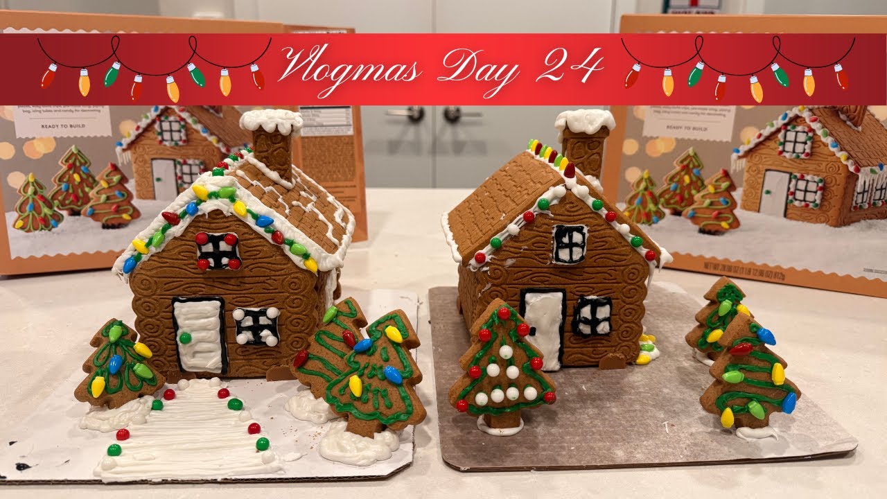 Making Gingerbread Houses *Vlogmas Day 24 '25*
