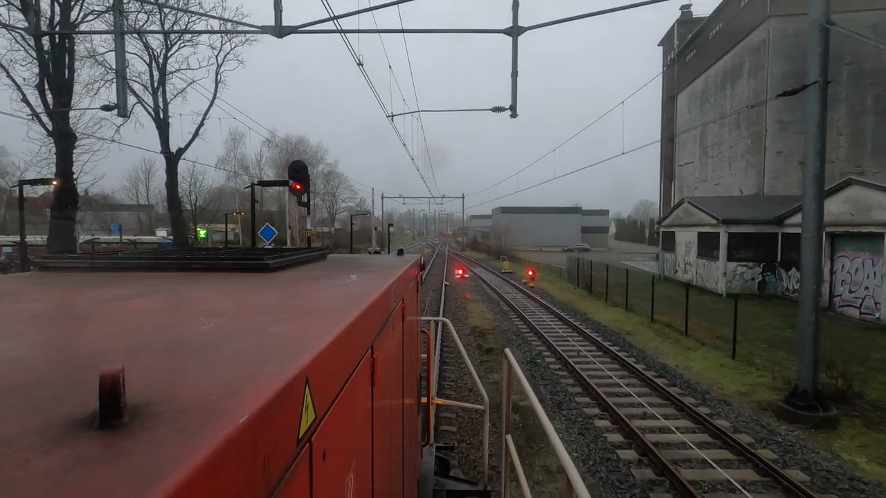 [4K] Cabinerit van Emmen naar Almelo op een miezerige ochtend