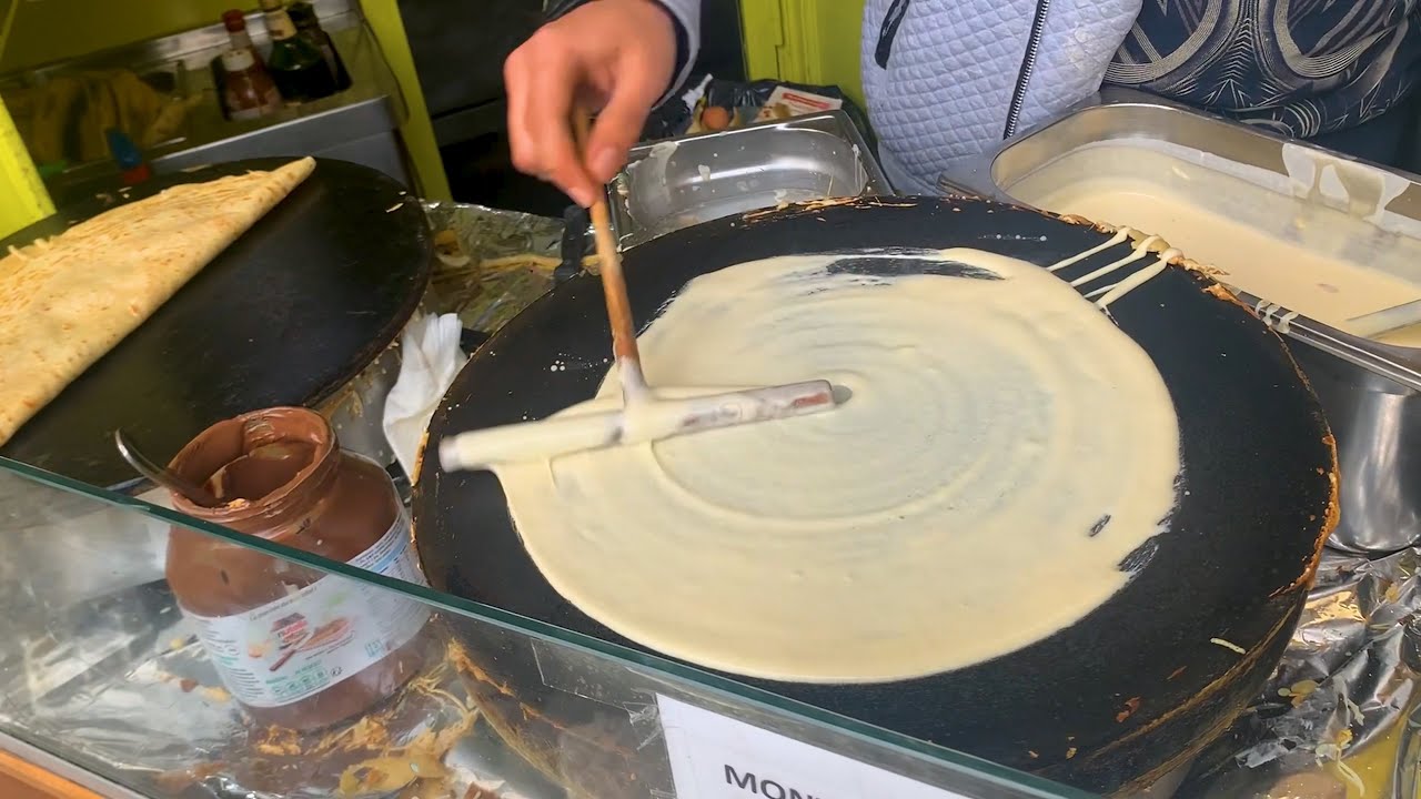 $4 Perfect French Crepe - Paris street food!