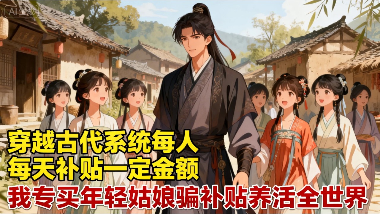 《在古代一天10元补贴养活全世界》系統開啓，每個成員每日10元補助。瘋狂暴民攢錢，買買買，造造造，無腦爽就完事了。#修仙 #種田 #逆襲 #穿越 #漫畫 #玄幻 #動漫 #小說