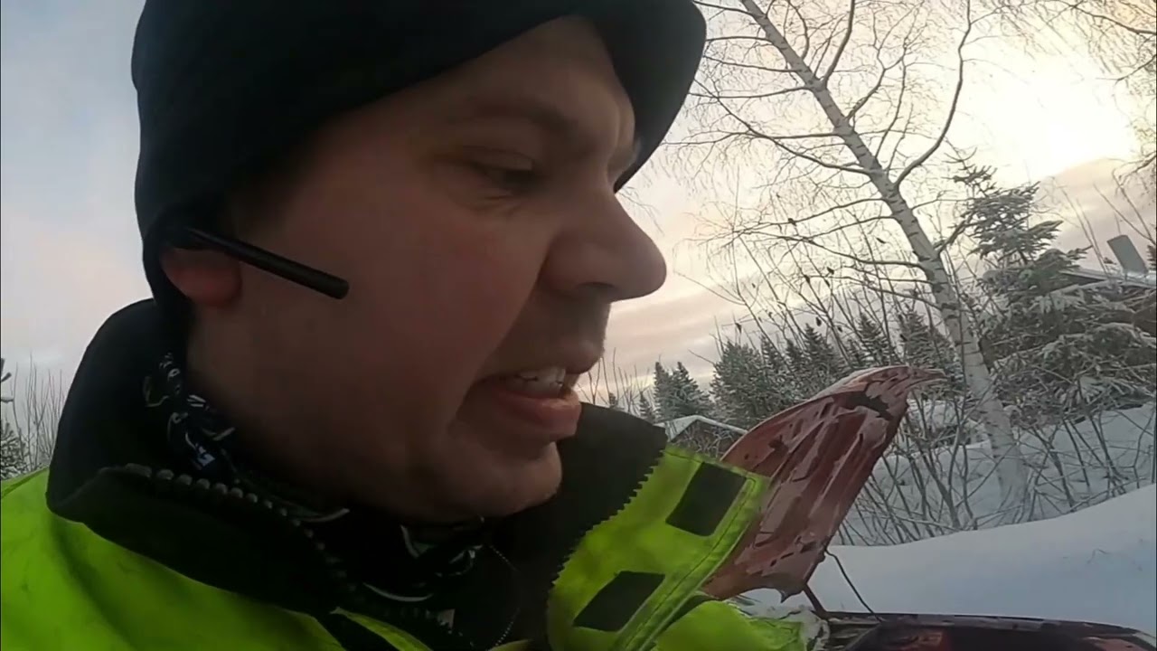 Murray lumihommissa ja remonttia tulee