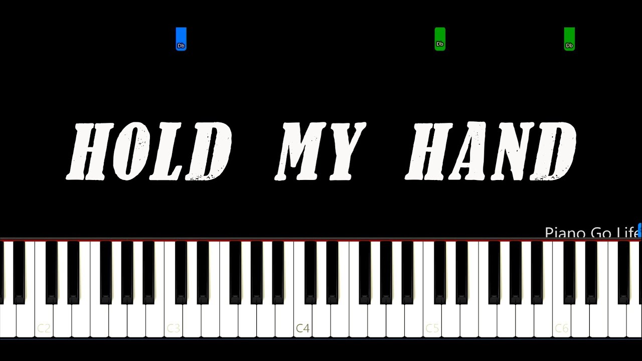 Michael Jackson - Hold My Hand ft. Akon Piano Tutorial