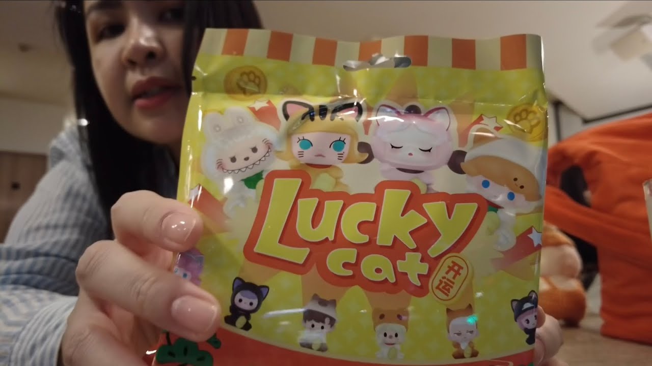 [24.10.22] Autumn in Japan - Pop Mart Unboxing - Pop Bean Lucky Cat