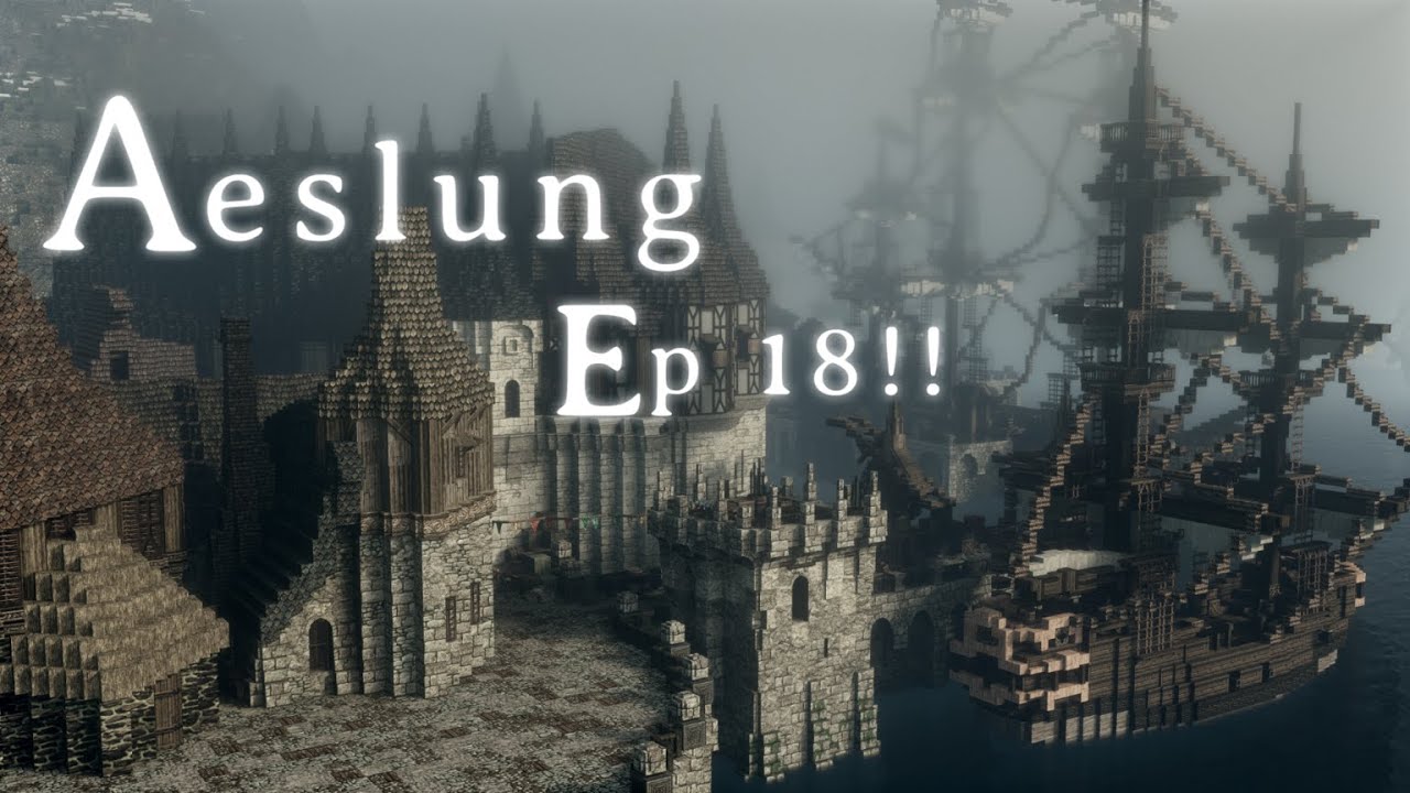 Aeslung Harbor and Docks | Episode 18 | Minecraft Conquest Reforged