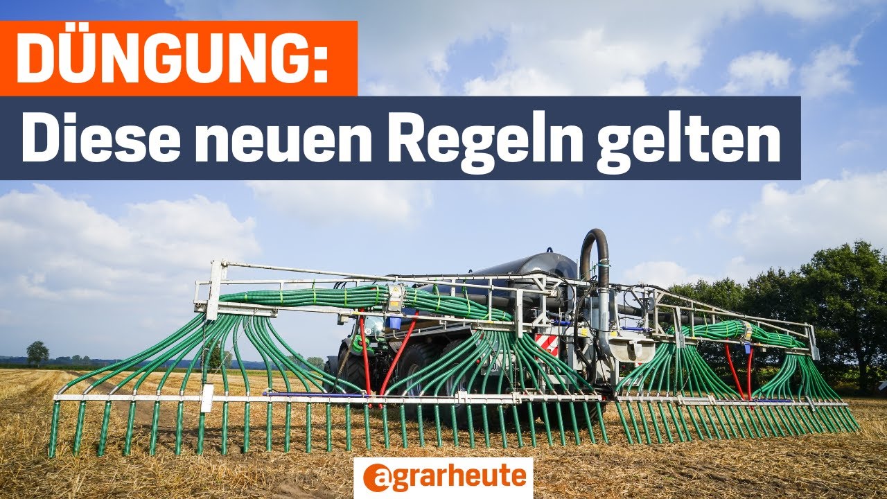 D&uuml;ngung: Diese neue Regeln gelten f&uuml;r Landwirte