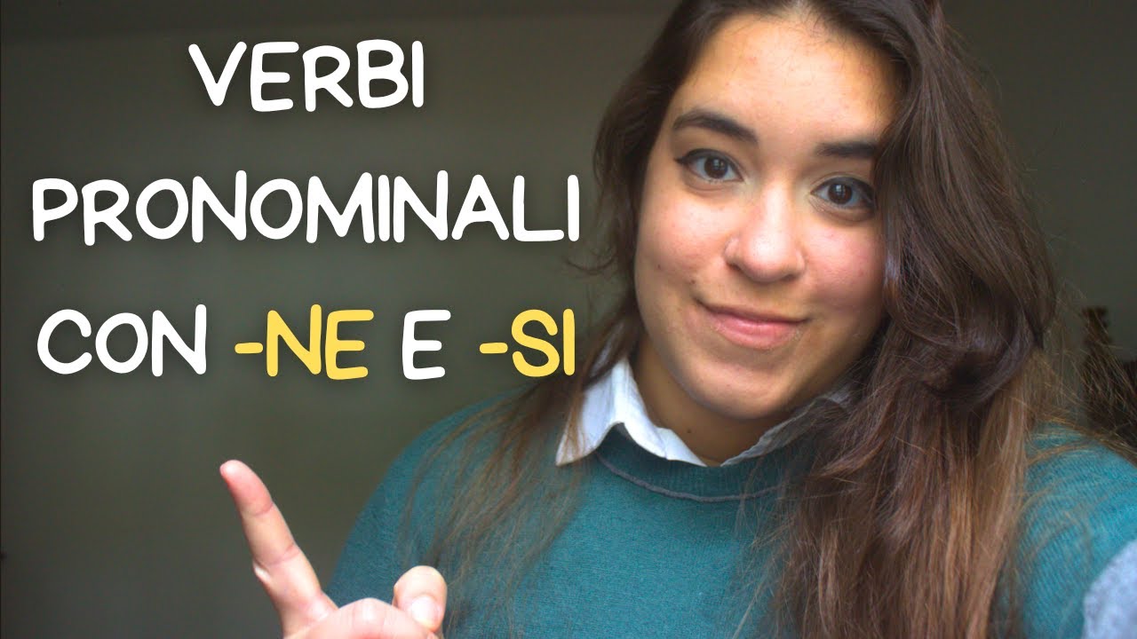 Verbos Pronominais com NE e SI no italiano!