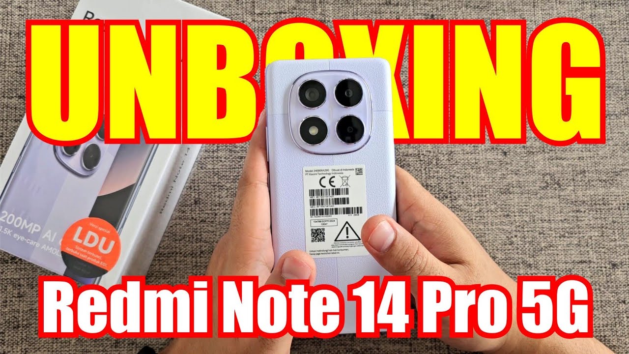 Unboxing Redmi Note 14 Pro 5G Indonesia