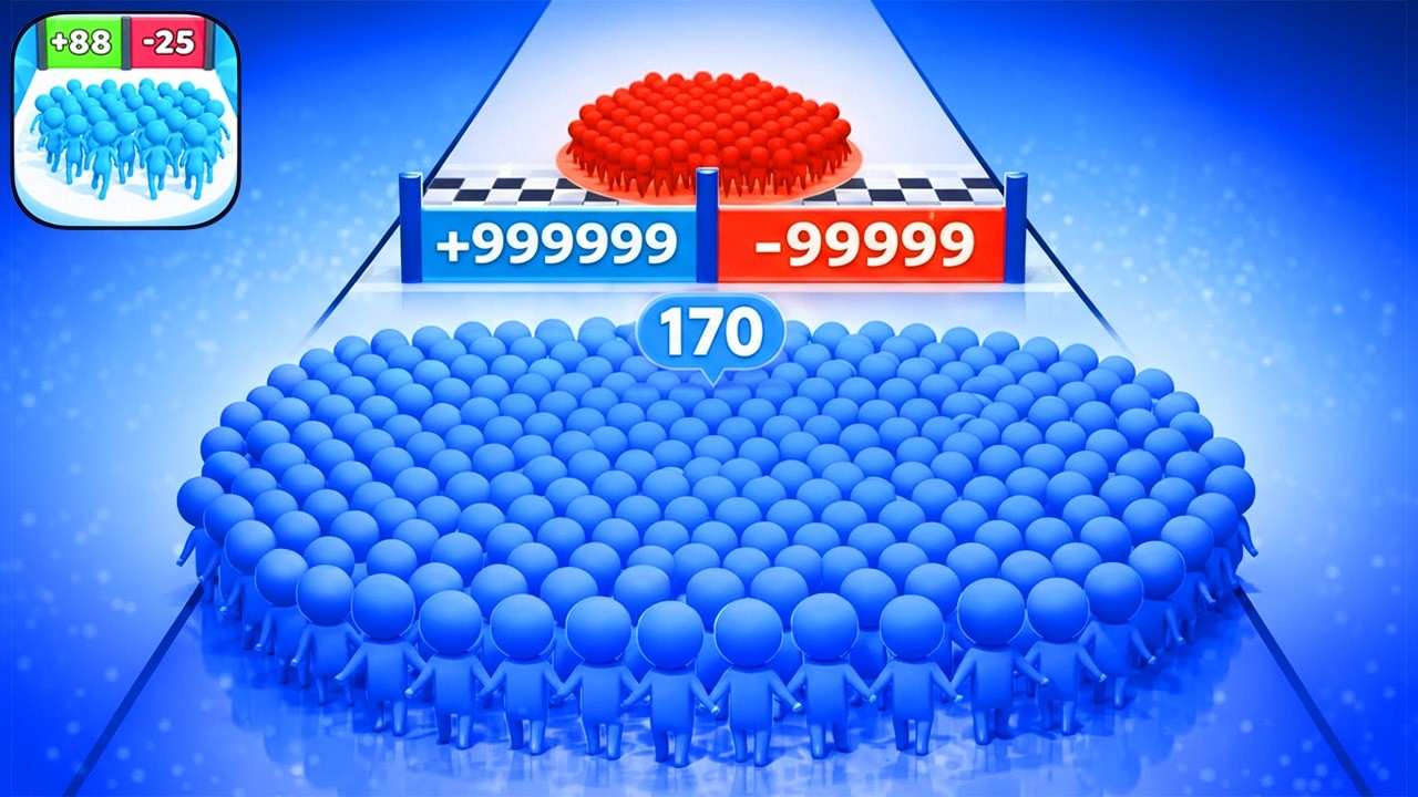 New Satisfying Mobile Game Count Masters Crowd Run 🔥😱 All Levels Unlocked! 4K Ultra HD