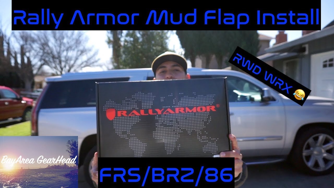 Rally Armor Mud Flap Install On My FRS || RWD WRX 😂|| BayArea GearHead