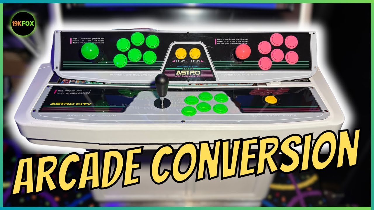 Sega Astro City 2 Player To 1 Player Conversion