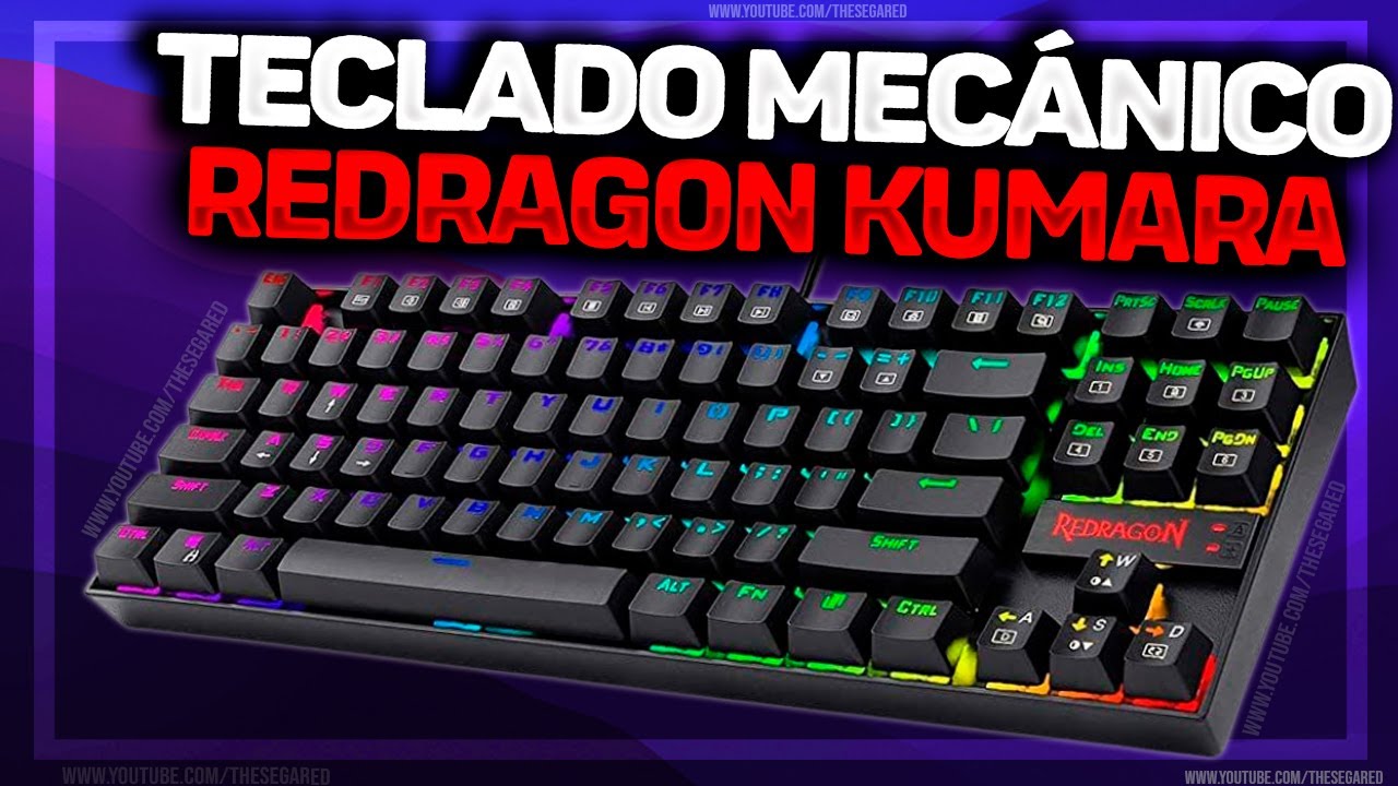 Teclado Mecánico Redragon KUMARA K552 🔥 Teclado TKL, RGB y con SWITCHES RED para GAMING (Review)