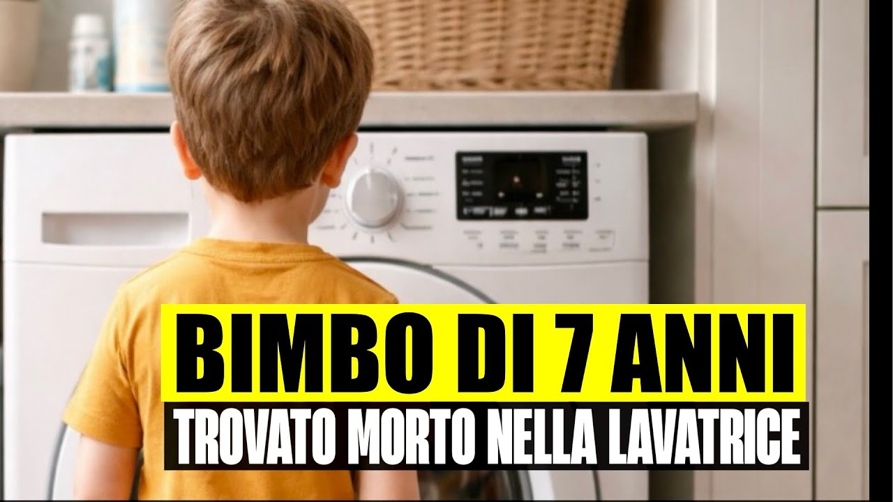 BIMBO DI 7 ANNI TROVATO MORTO NELLA LAVATRICE: ARRESTATO IL PADRE. ECCO COS’È ACCADUTO
