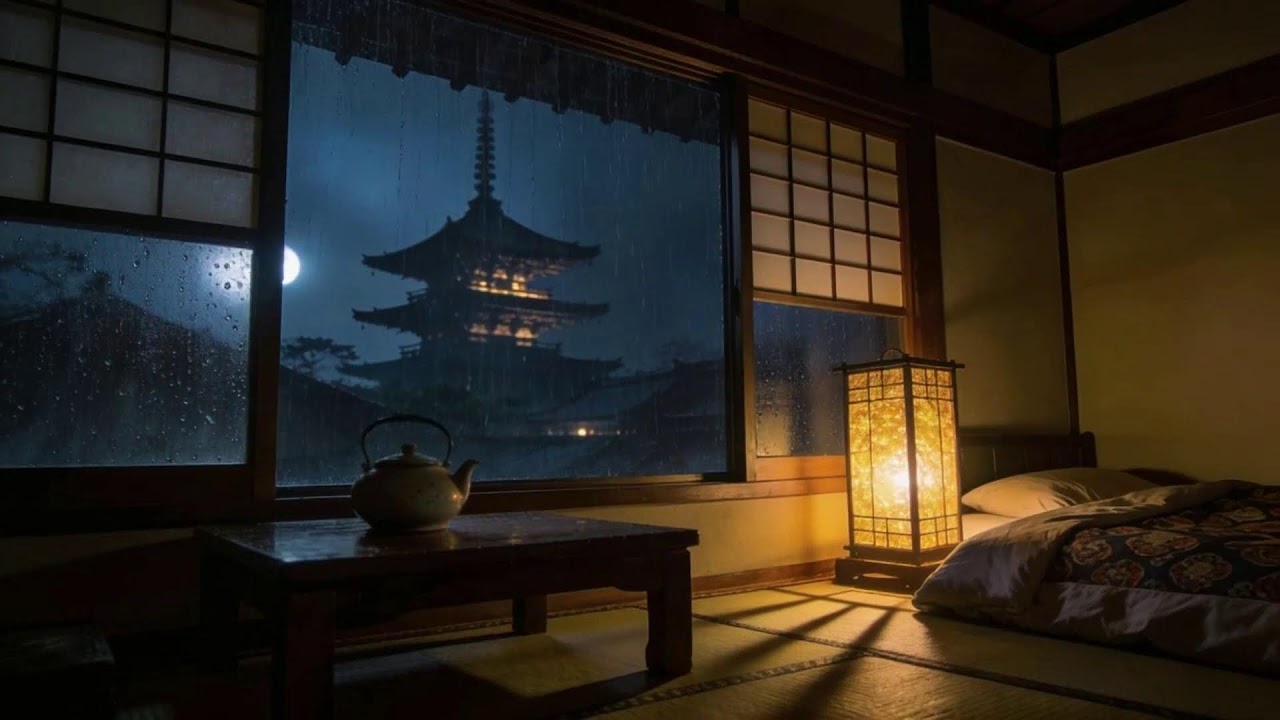 Instant Sleep Tonight 😌 | Calm Piano & Rain Sounds for Deep Sleep and Relaxation