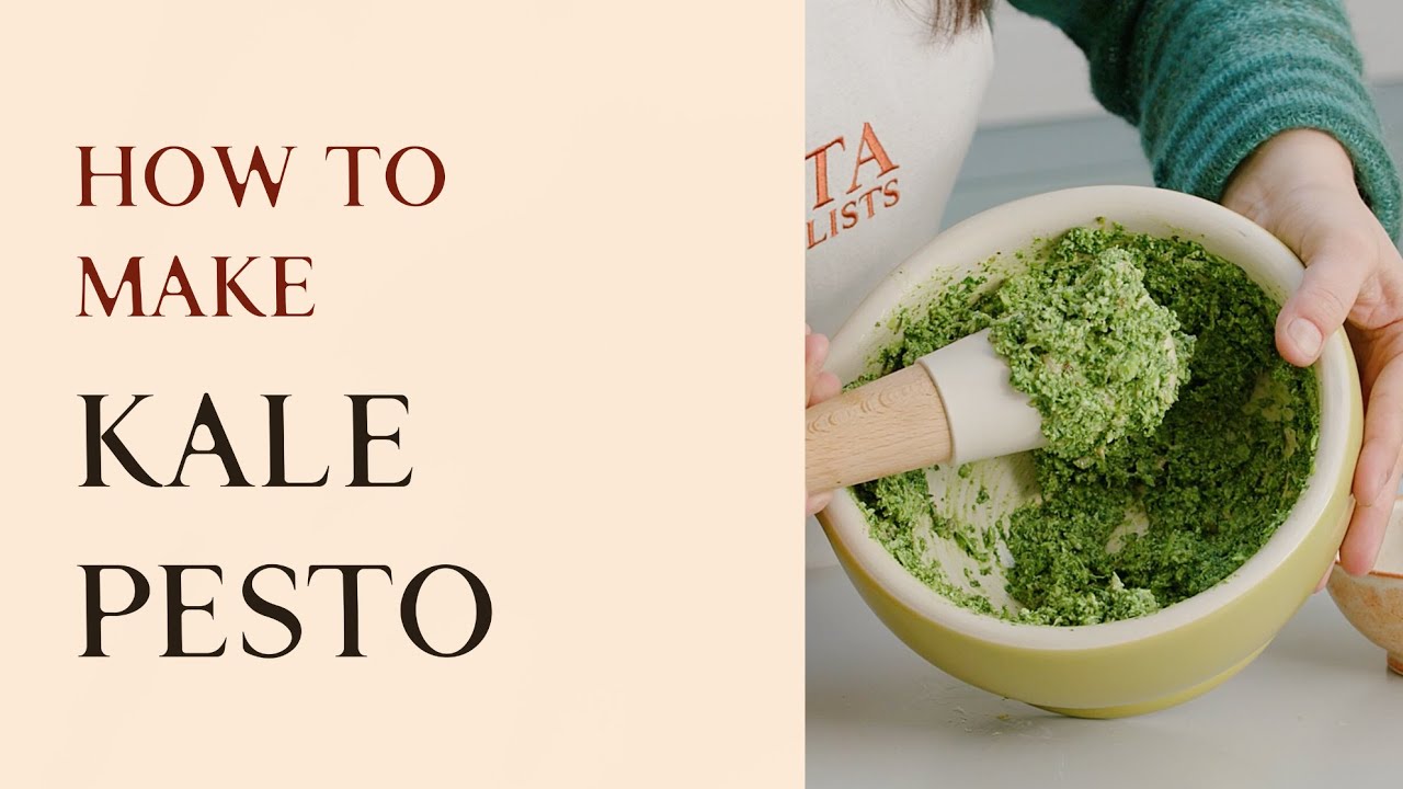 How to make vegan kale pesto
