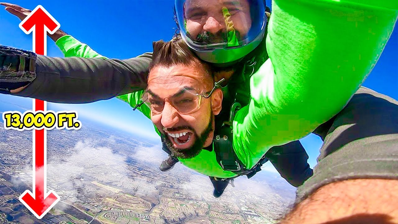 Facing My BIGGEST FEAR!!!**SKYDIVING**