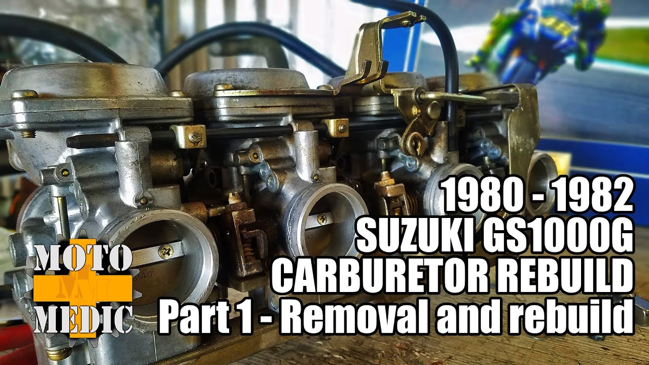 Ремонт карбюратора Suzuki GS1000G 1980 года