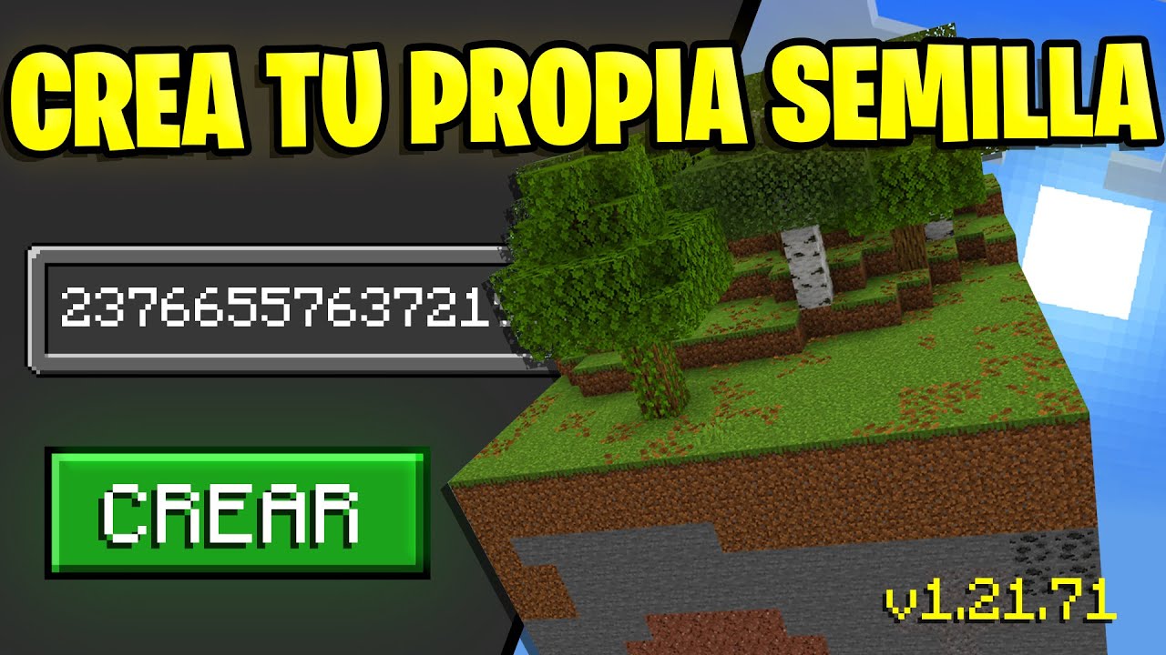 Como Crear Tu Propia Semilla en Minecraft