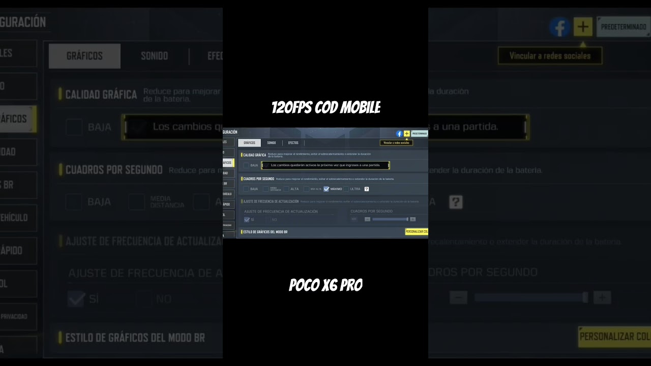 120fps cod Mobile poco x6 pro #pocox6pro5g #codm #codmobile