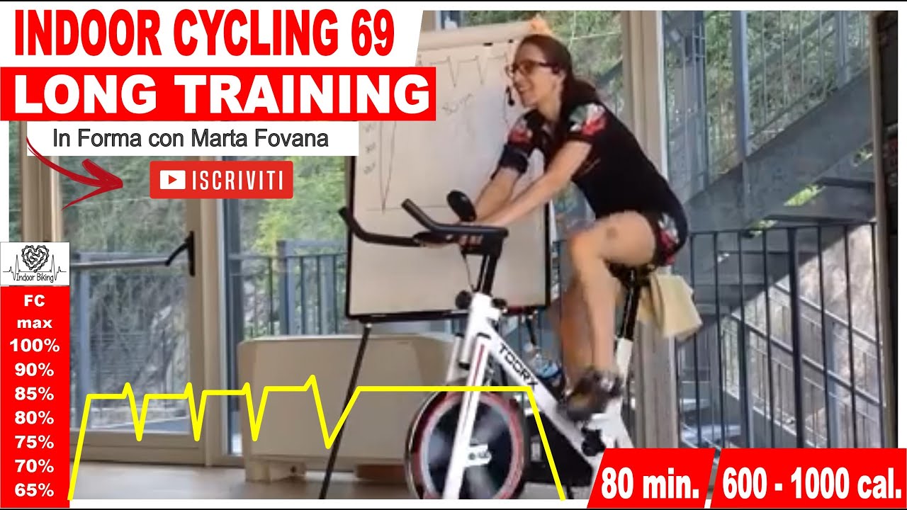 Allenamento Lungo - 80 minuti di Spinning // Idoor Cycling Workout - Lezione 69