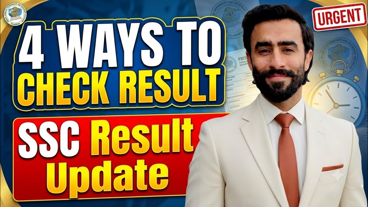 4 Easy Ways to Check FBISE SSC Result 2026 🔴 SSC Result Update Today