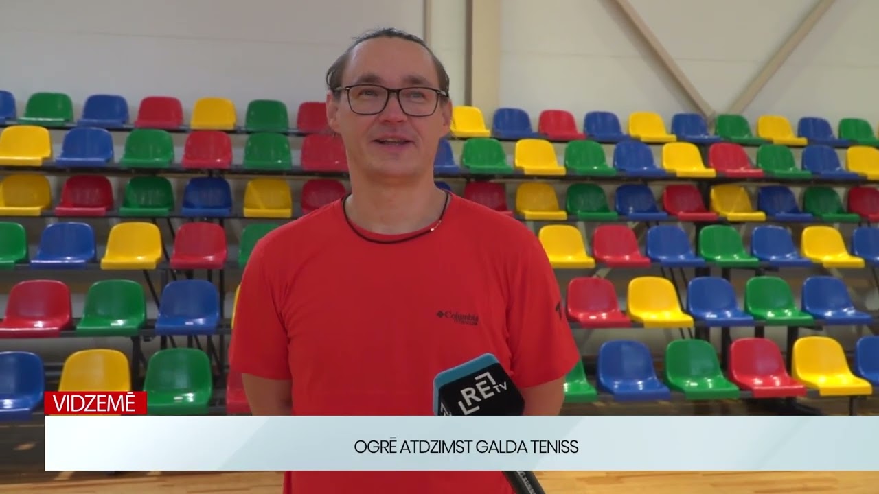 Vidzemē: Ogrē atdzimst galda teniss