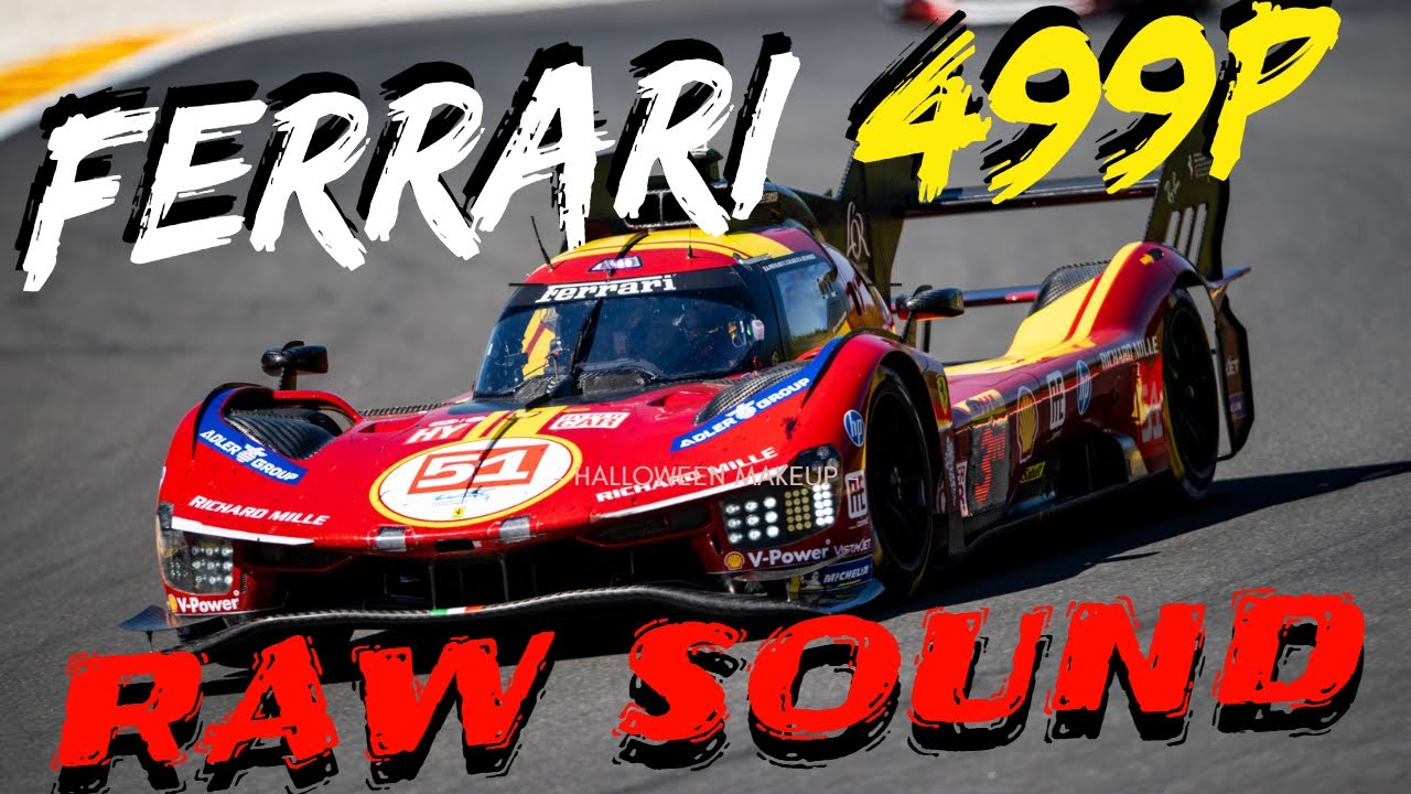 Ferrari 499P | Engine Start, Pit Stop, Refueling & Raw Engine Sound Spa-Francorchamps FIA WEC 2025