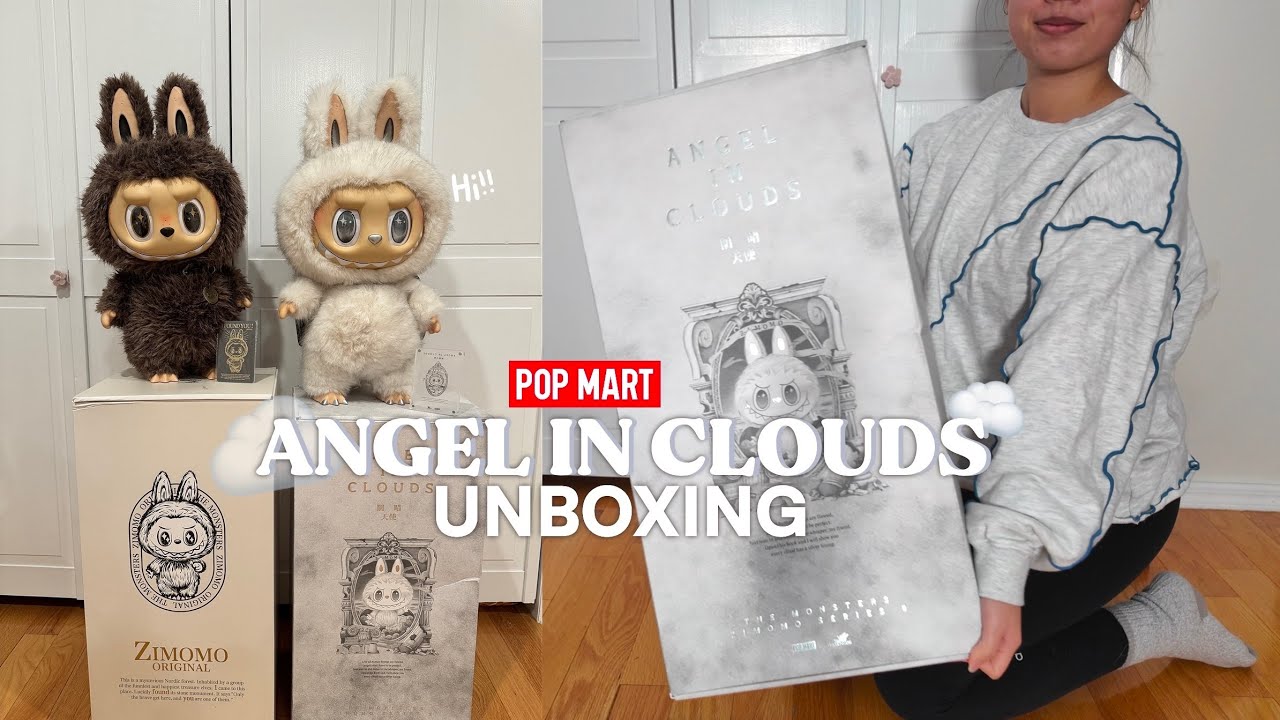 POPMART ANGEL IN CLOUDS ZIMOMO UNBOXING + Original I Found You Comparison