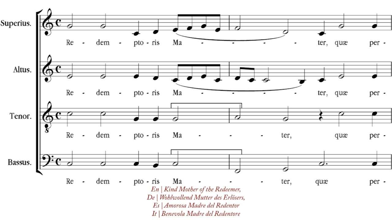 Palestrina | Alma Redemptoris Mater [&aacute; 4; The King's Singers]