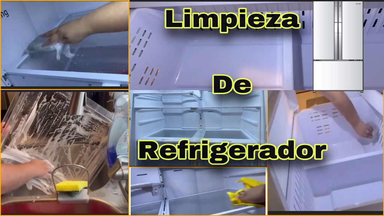 Limpieza profunda de mi refrigerador ||Acero Inoxidable || Motívate a limpiar #limpiezaprofunda