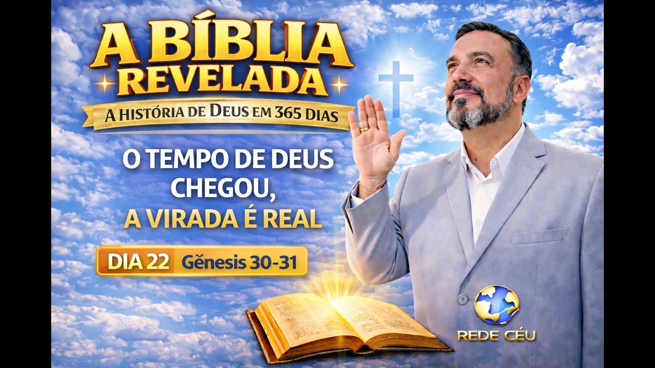 📖 BÍBLIA REVELADA – DIA 22 | GÊNESIS 30–31