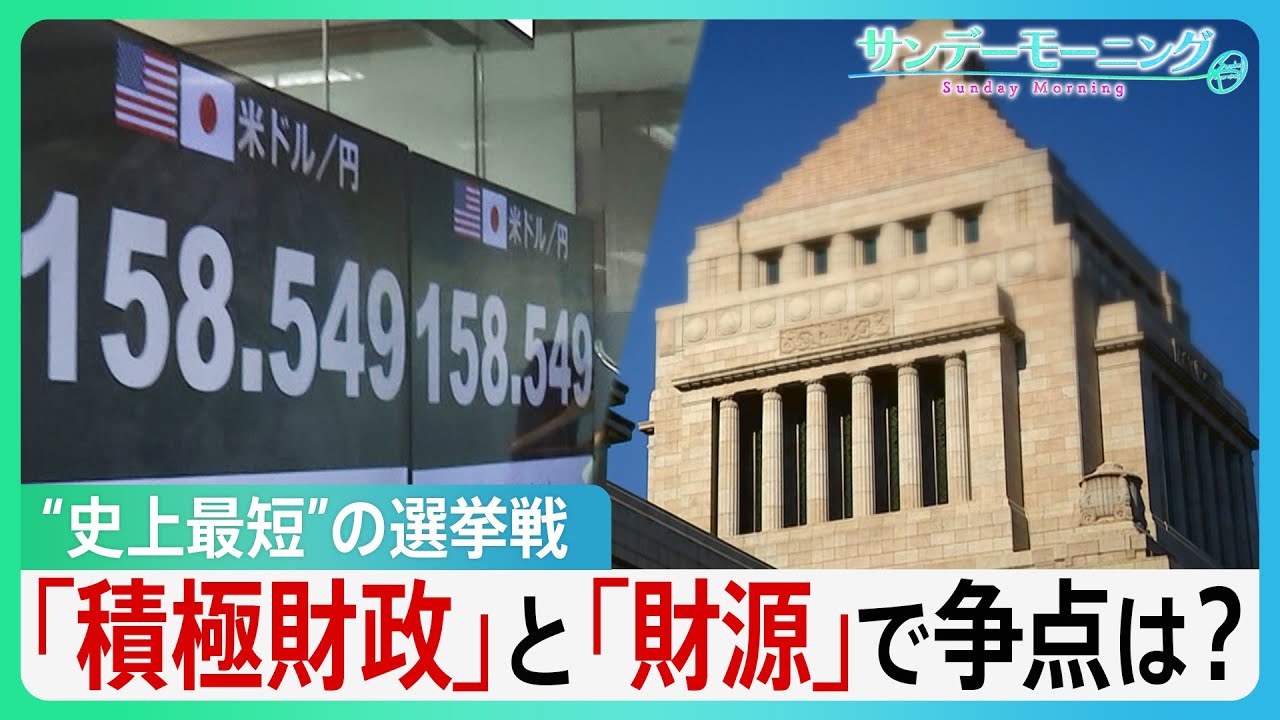 なぜ今？“史上最短”の選挙戦　真冬のポスター掲示に“限界”「食料品消費税ゼロ」自民も…本気度は？財源は？“物価高と円安”どう向き合う【サンデーモーニング】｜TBS NEWS DIG