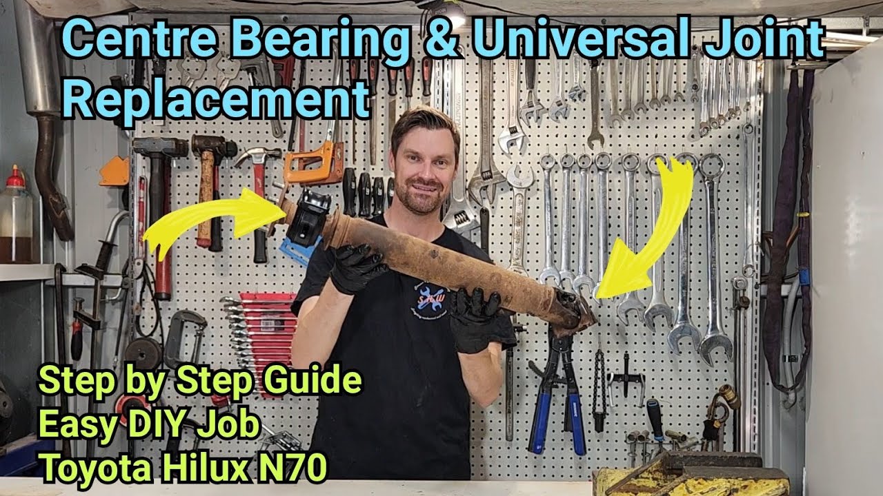 Drive shaft Centre Bearing Replacement & Universal Joint Replacement (Toyota Hilux Kun26)