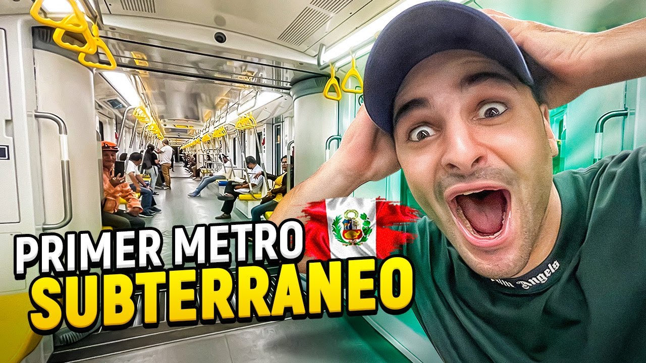 El PRIMER METRO SUBTERRÁNEO del PERU!! ¿Es una COPIA?