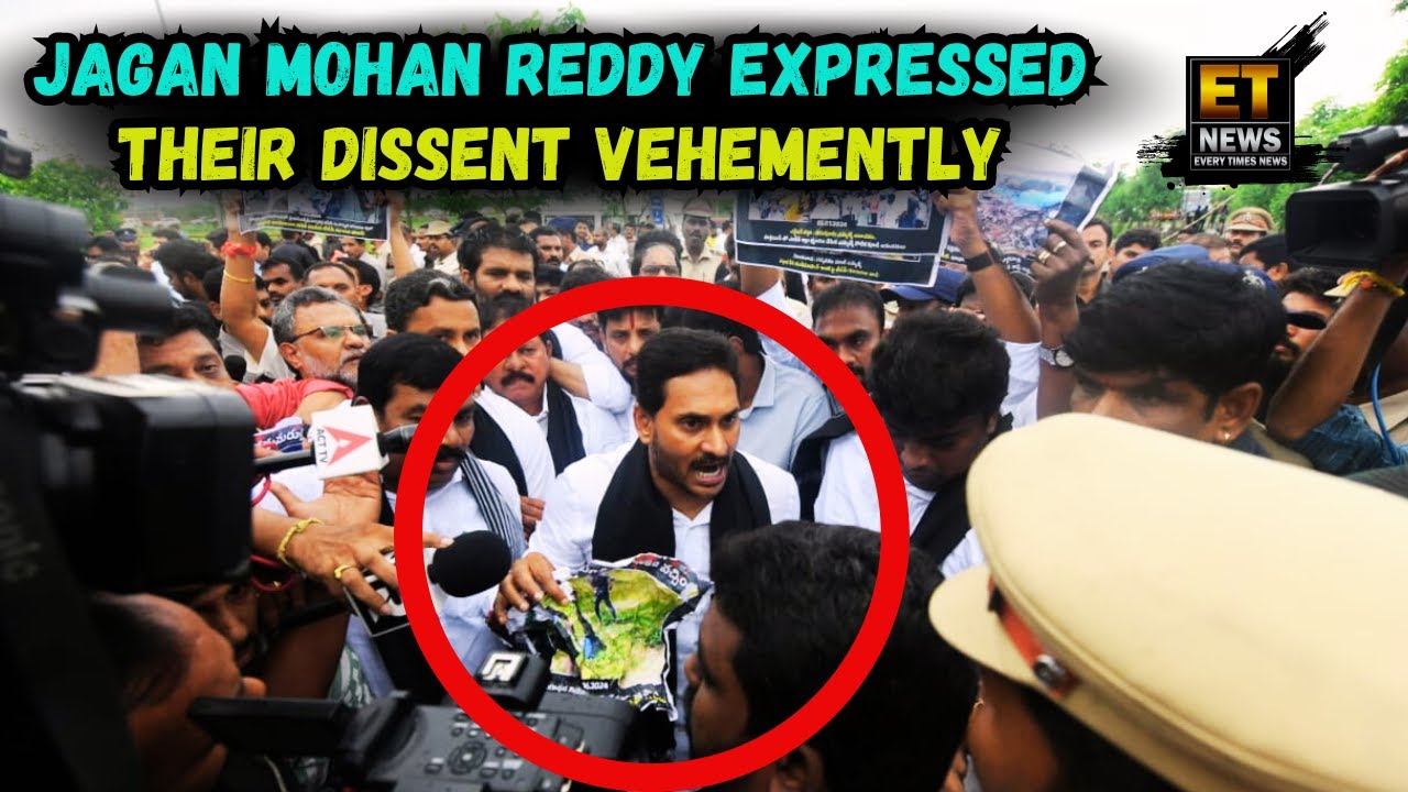 Jagan Mohan Reddy The Party Members Expressed Their Dissent Vehemently Obstructing The Governor's.