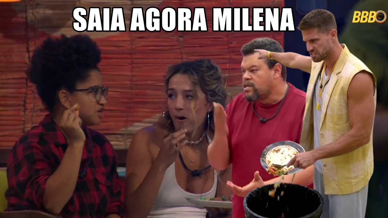 JONAS SE JUNTA COM BABU TOMA COMIDA DE MILENA EXPUSA DA FESTA