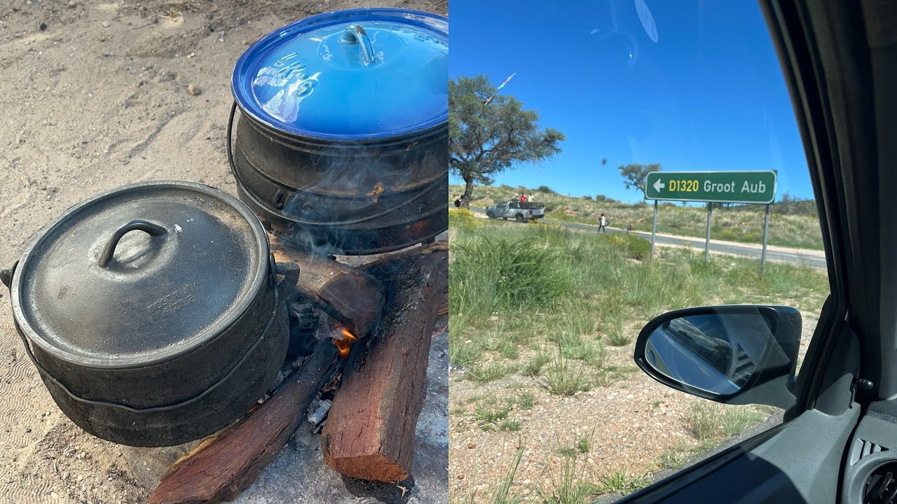 Day1 at the farm//Cleaning//Cooking on the fire//Namibian YouTuber 